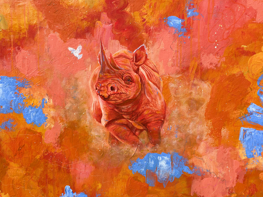 Hope for Rhinos. The Story Behind 'Hope': A Painting with a Purpose